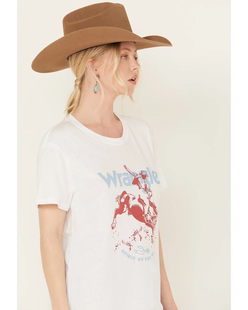 Wrangler Retro Women's Bucking Bronc Boyfriend Graphic Tee