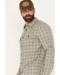 Brothers and Sons Men's Briscoe Everyday Plaid Print Long Sleeve Button Down Flannel Shirt