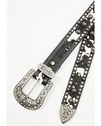 Shyanne Women's Cowhide Underlay Studded Belt