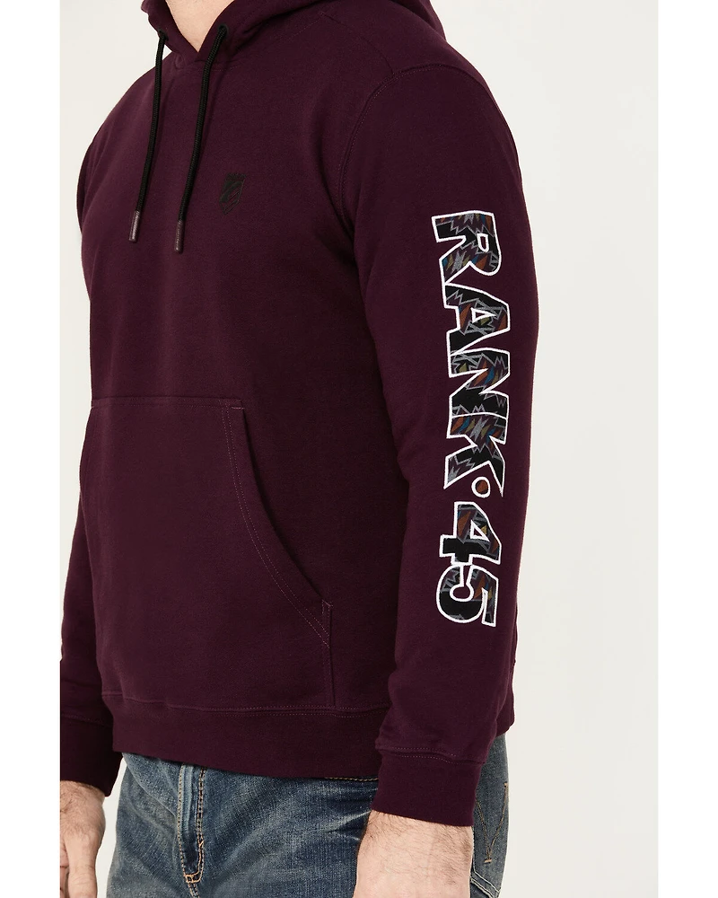 RANK 45® Men's Logo Hooded Sweatshirt