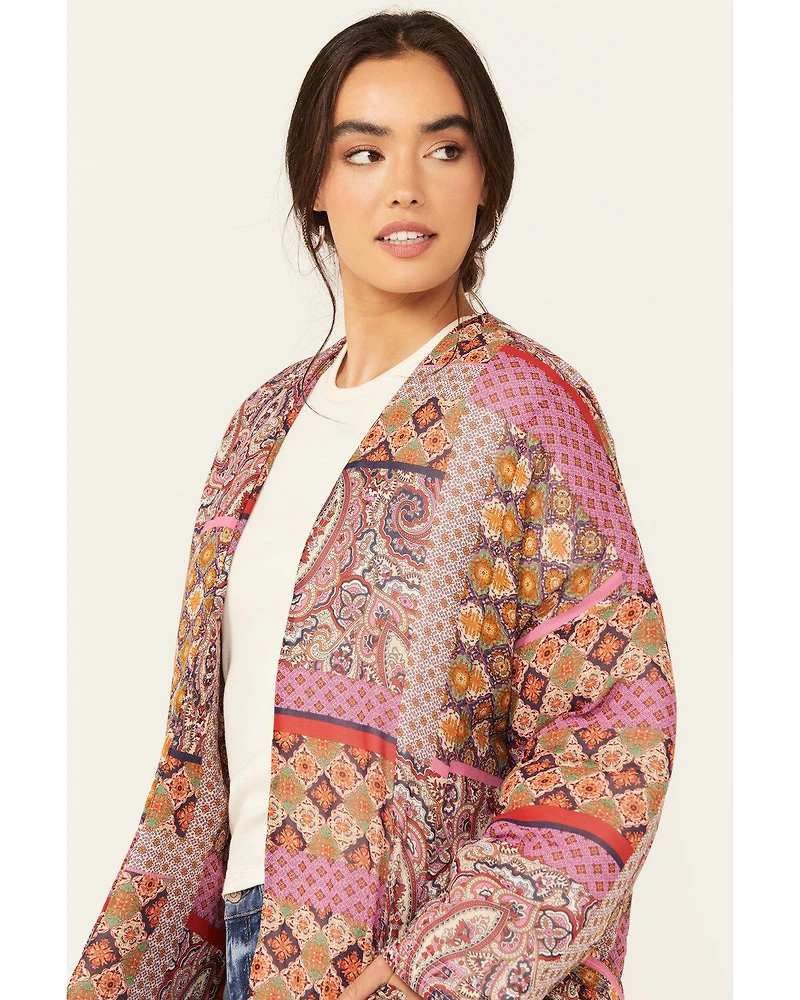 Molly Bracken Women's Livia Patchwork Shacket
