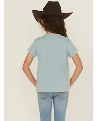 Shyanne Girls' Cowgirl Era Fringe Short Sleeve Graphic Tee
