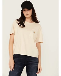 Carhartt Women's Loose Fit Lightweight Long Sleeve Pocket T-Shirt