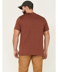 Brothers and Sons Men's Badlands National Monument Graphic Red Short Sleeve T-Shirt