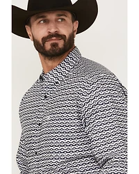 Ariat Men's Patton Classic Fit Printed Long Sleeve Button-Down Western Shirt