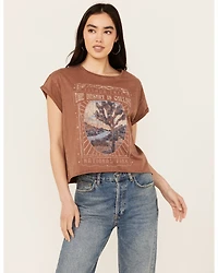 Cleo + Wolf Women's Brittany Joshua Tree Short Sleeve Graphic Tee
