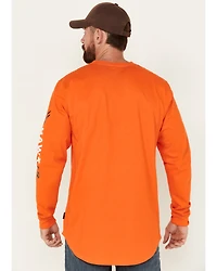 Hawx Men's FR Logo Long Sleeve Work T-Shirt