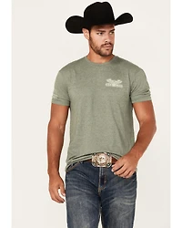 Kick Brass Men's For God and Country Short Sleeve Graphic T-Shirt
