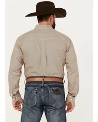 Cinch Men's Geo Print Long Sleeve Button-Down Western Shirt