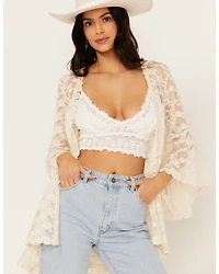 Cotton & Rye Women's Lace Kimono