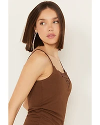 Shyanne Women's Crochet Rib Cami