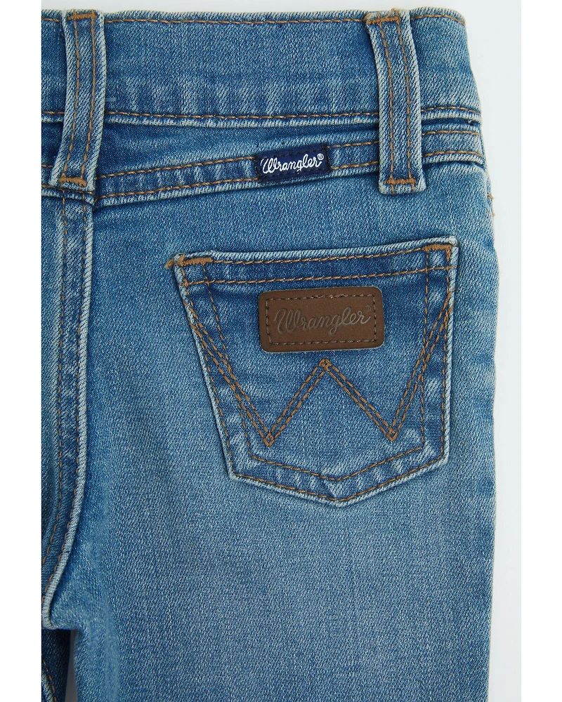 Wrangler Infant Boys' Light Wash Straight Stretch Denim Jeans