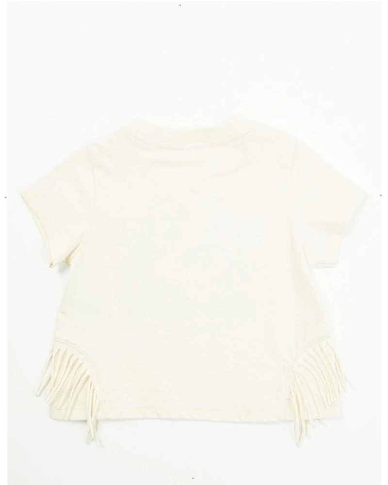 Shyanne Toddler Girls' Good Times Run Wild Short Sleeve Fringe Graphic Tee