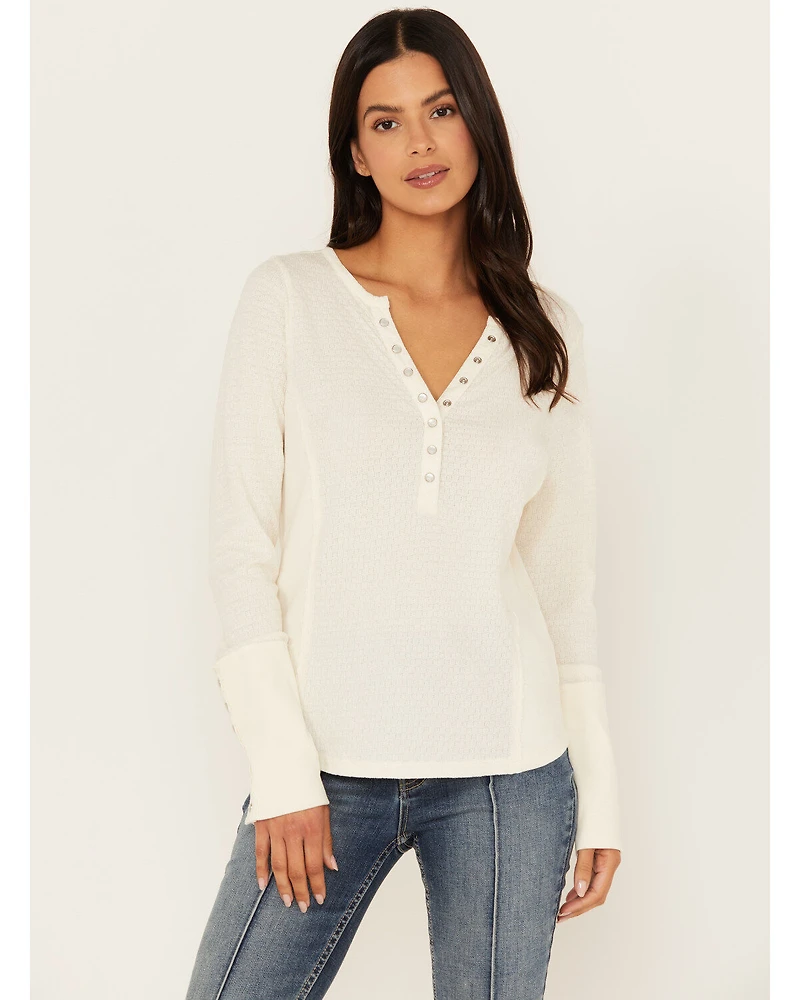 Idyllwind Women's Pearl Knit Henley Shirt