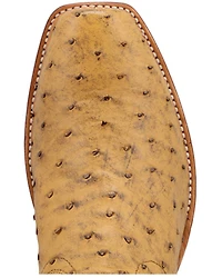 Twisted X Men's 13" Reserve Exotic Full-Quill Ostrich Western Boots - Square Toe