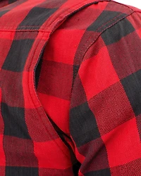 Milwaukee Performance Men's Aramid Checkered Flannel Biker Shirt - Big & Tall
