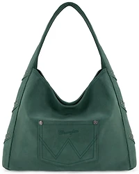 Wrangler Women's Shiloh Fringe Studded Hobo Bag
