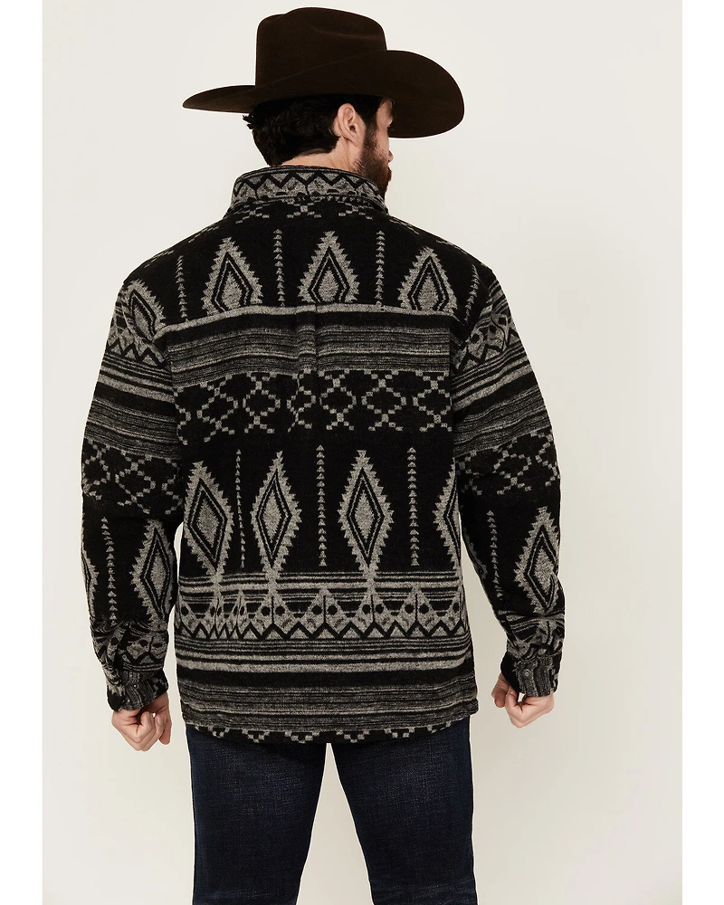 Outback Trading Co Men's Luca Southwestern Print Shacket