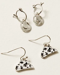 Shyanne Women's Urban Cowgirl Earring and Ear Cuff Set - 6 Piece