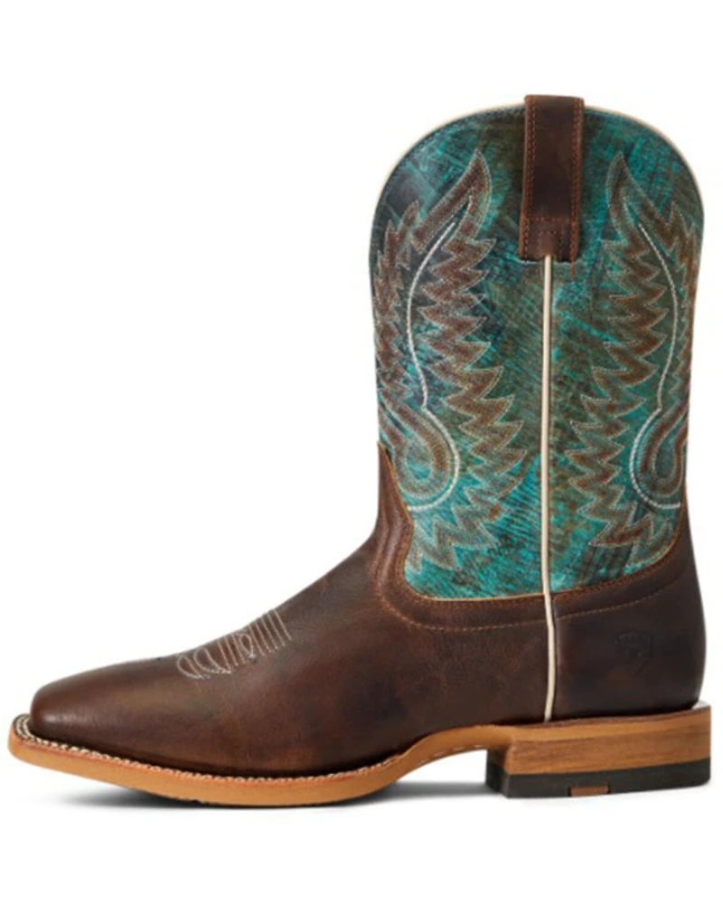 Ariat Men's Cow Camp Leather Western Performance Boot - Broad Square Toe