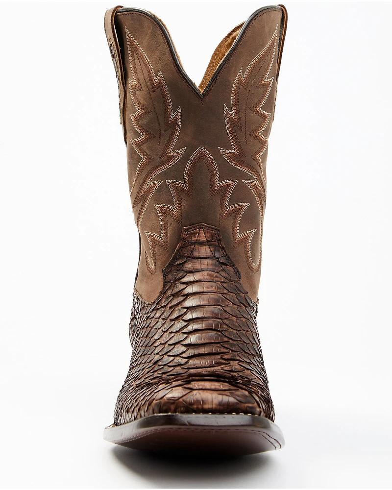 Cody James Men's Exotic Snake Western Boots - Broad Square Toe