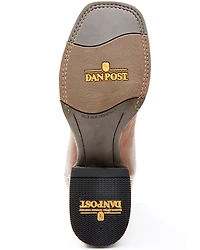 Dan Post Men's Dark Brown Western Performance Boots - Broad Square Toe