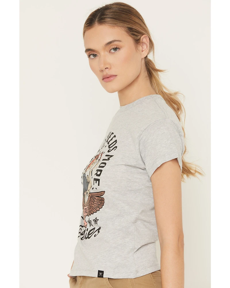 Troll Co Women's Rose Short Sleeve Graphic Tee