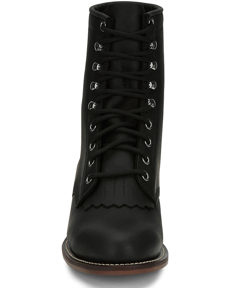 Justin Women's McKean Lace-Up Boots - Round Toe