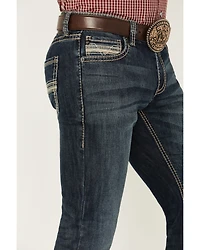 Rock & Roll Denim Men's Rifle Dark Wash Skinny Reflex Stretch Jeans