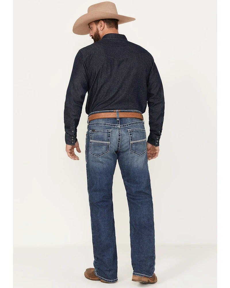 Ariat Men's M4 Relaxed Hugo Boot Cut Stretch Denim Jeans - Big
