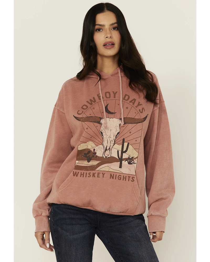 Youth Revolt Women's Cowboy Days Graphic Hoodie