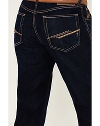 Ariat Men's M4 Wildfire Ranchford Dark Wash Relaxed Bootcut Stretch Denim Jeans