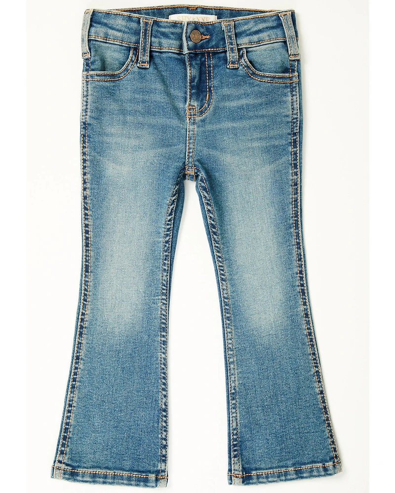 Shyanne Toddler Girls' Shayla Bootcut Embroidery Stretch Denim Jeans