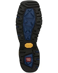 Tony Lama Men's Roustabout Brick Western Work Boots - Soft Toe