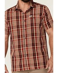 Columbia Men's Lakeside Trail Large Plaid Short Sleeve Button Down Western Shirt