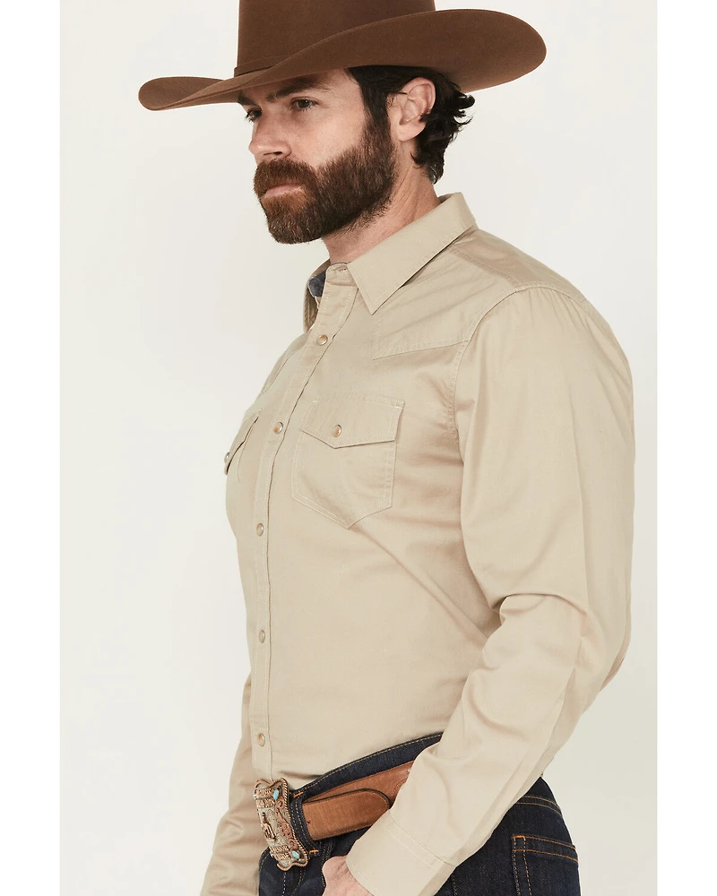Cody James Men's Threadstone Solid Long Sleeve Snap Western Shirt