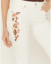 Shyanne Women's Aria Mid Rise Bootcut Stretch Denim Jeans
