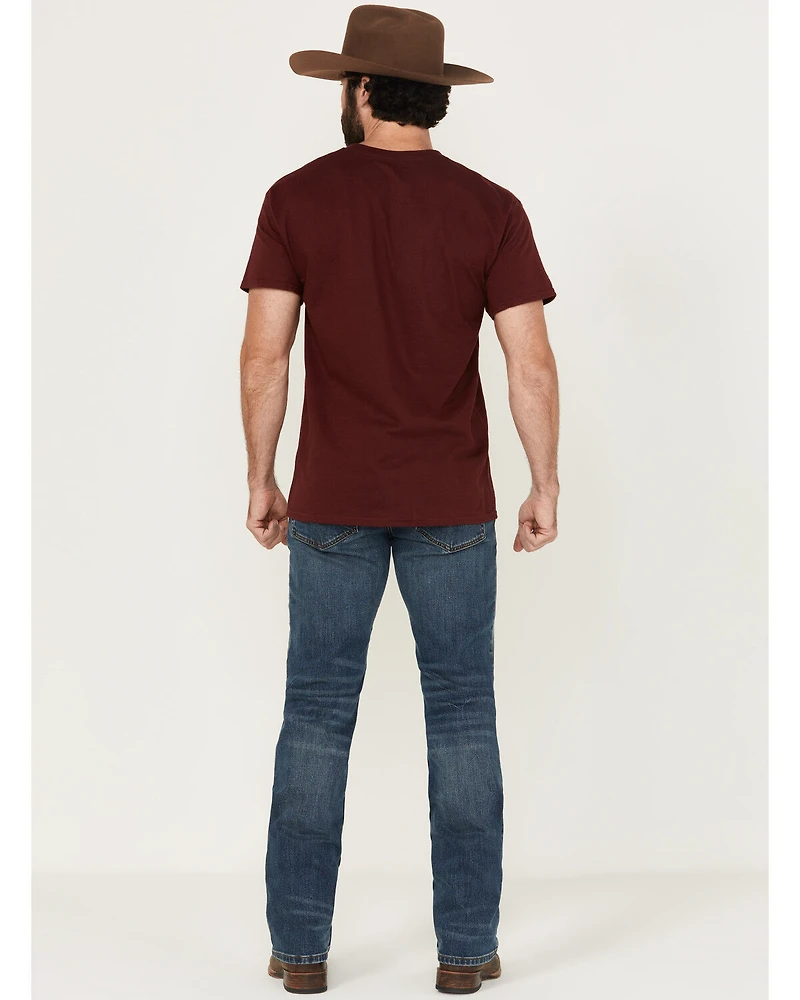 RANK 45® Men's Roadrunner Wash Ambush Slim Straight Stretch Denim Jeans - Tall