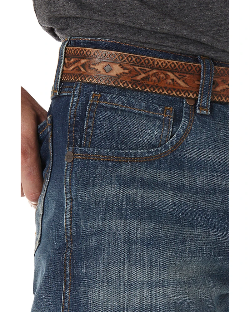 Wrangler Men's Retro Relaxed Fit Mid Rise Boot Cut Jeans