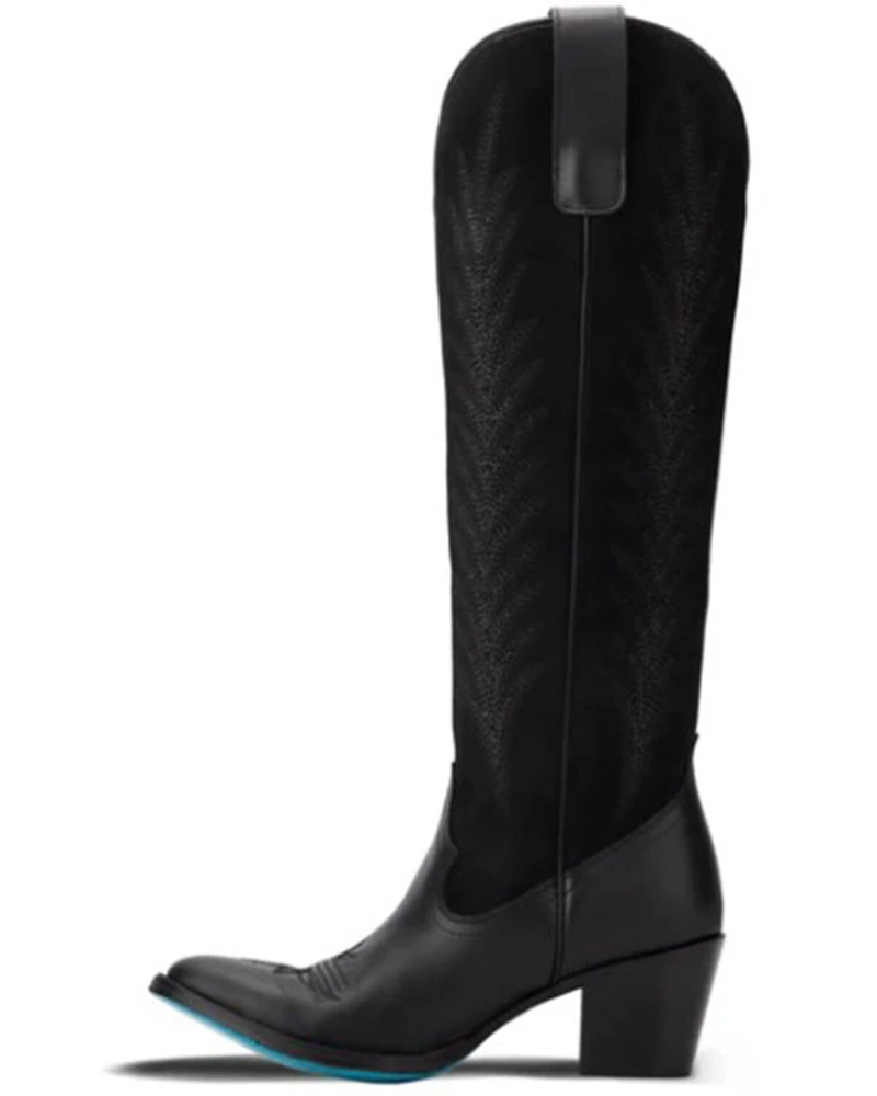 Lane Women's Jentry Suede Knee High Western Boots - Round Toe