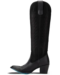 Lane Women's Jentry Suede Knee High Western Boots - Round Toe
