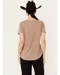 White Crow Women's Here For The Cowboys Short Sleeve Graphic Tee