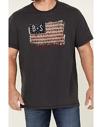 Brothers and Sons Men's Let Freedom Drink Slub Graphic T-Shirt