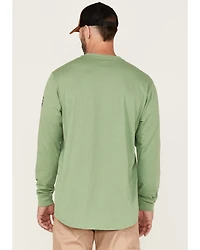 Hawx Men's Logo Graphic Long Sleeve Work T-Shirt - Loden