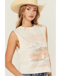 Youth Revolt Women's Car Muscle Graphic Tank