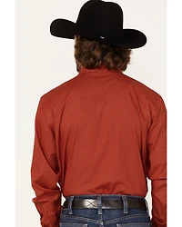 Cinch Men's Modern Fit Small Geo Print Snap Western Shirt