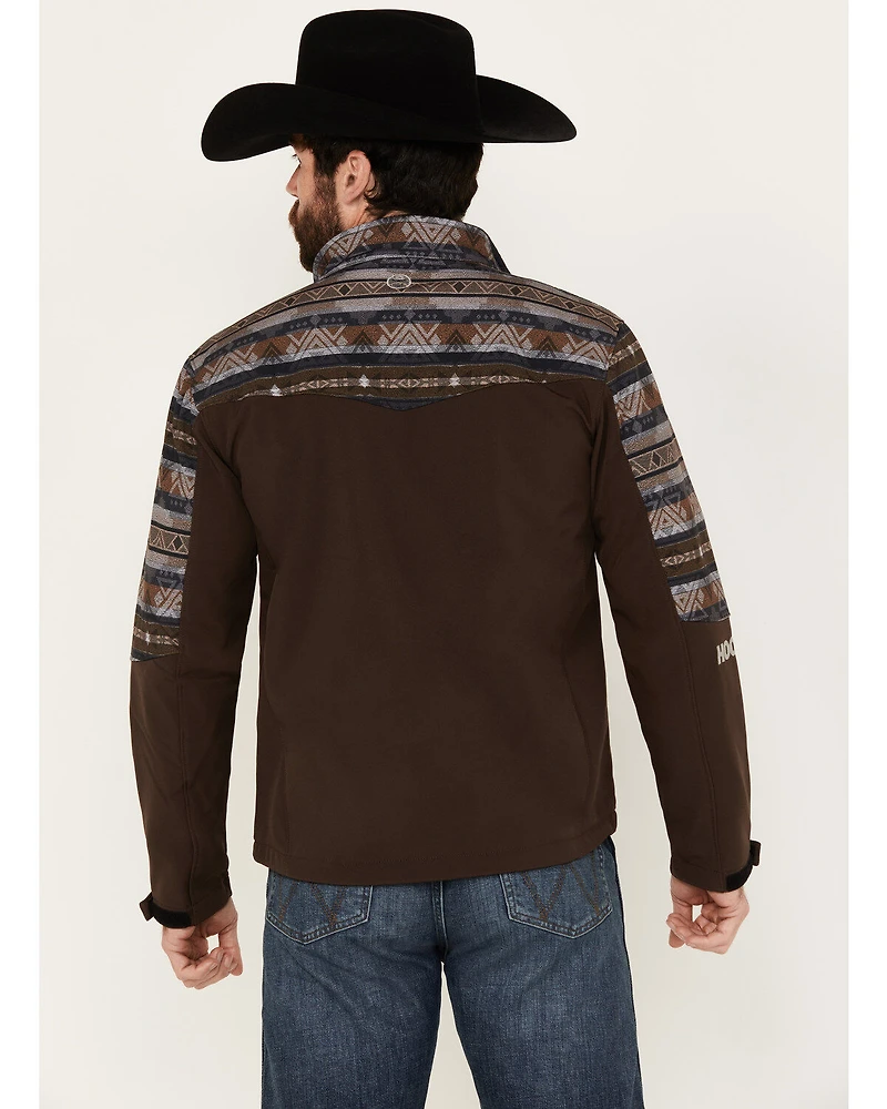 Hooey Men's Southwestern Print Softshell Jacket - Big