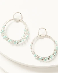 Shyanne Women's Luna Bella Double Hoop Earrings