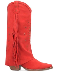 Dingo Women's Spirit Trail Fringe Tall Western Boots - Snip Toe