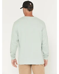 Carhartt Men's Loose Fit Heavyweight Long Sleeve Logo Graphic Work T-Shirt